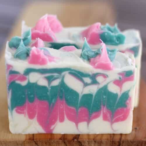 swirled bar of soap.