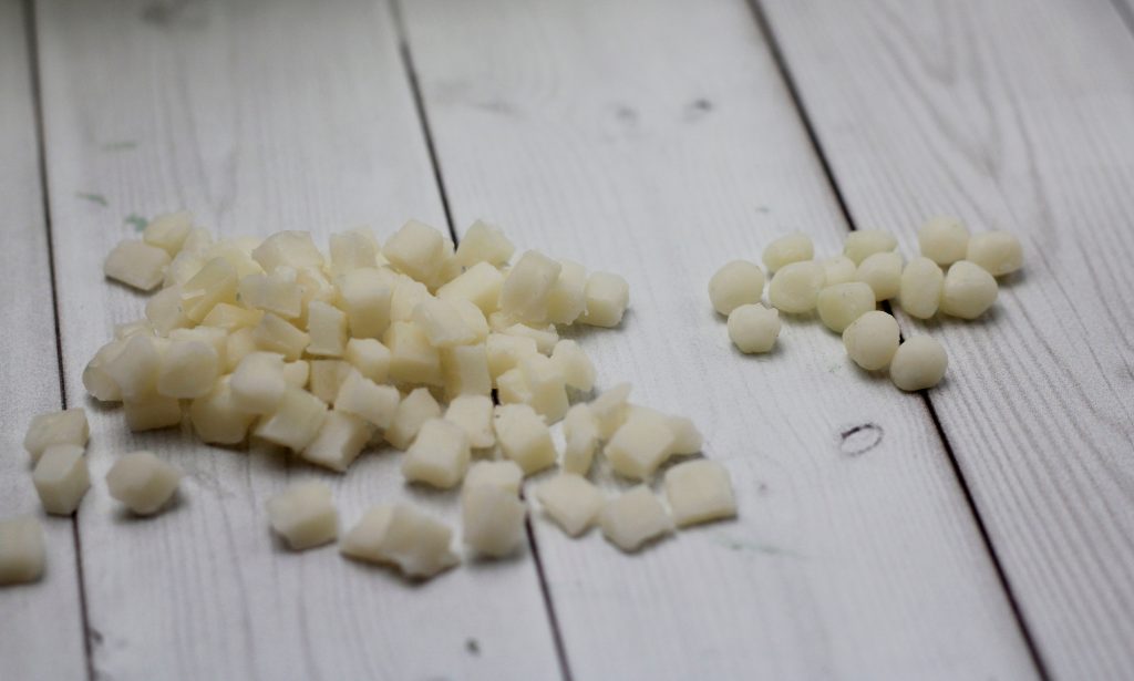 white soap pieces