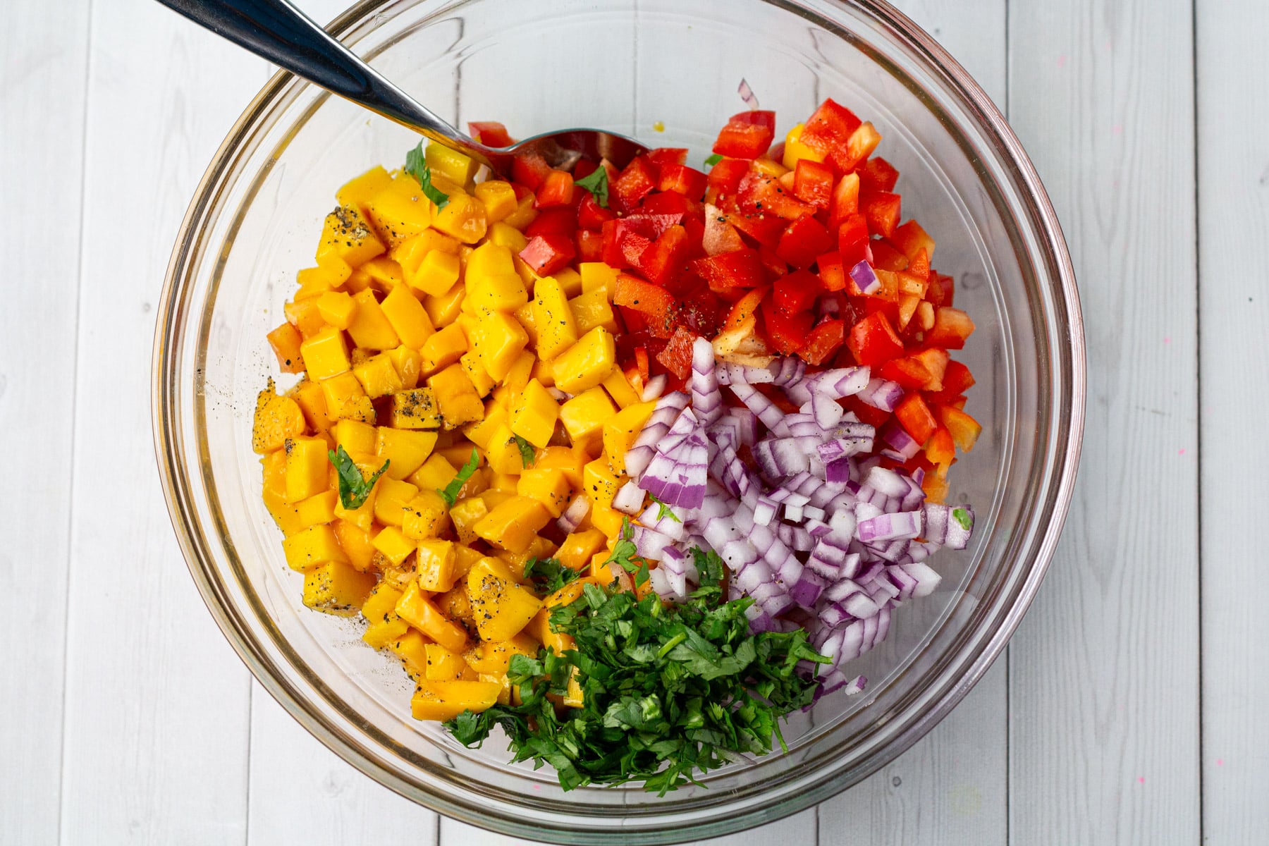 ingredients in a mixing bowl.